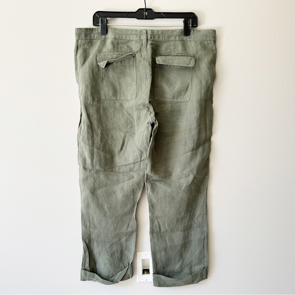 NWT Frame Le Beau Linen Pants - Picture 4 of 13